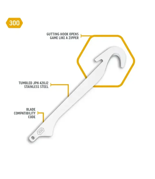 Outdoor Edge 3.0" Gutting Blades - 4 Pack
