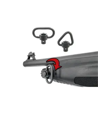 GG&G GG&G Beretta 1301 Tactical QD Front Sling Mount, Angular Swivel, Black