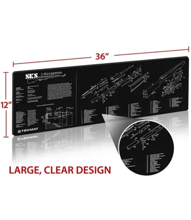TekMat SKS - Gun Cleaning Mat