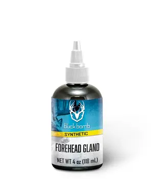 Buck Bomb Synthetic Forehead Gland Liquid with Wicks - 4oz
