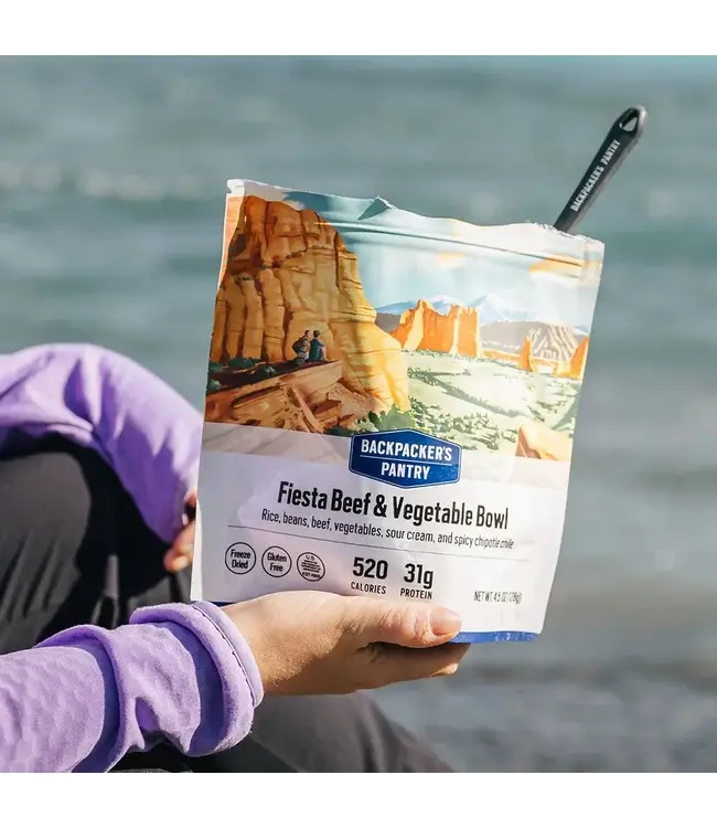 Backpacker's Pantry Fiesta Beef & Veg Bowl