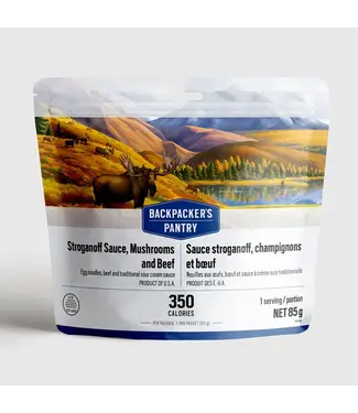 Backpacker's Pantry Stroganoff Sauce, Mushrooms & Beef