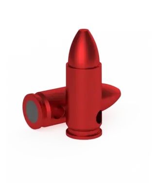 BIRCHWOOD Birchwood  Duracap Training Rounds - 9MM, 6 Pack