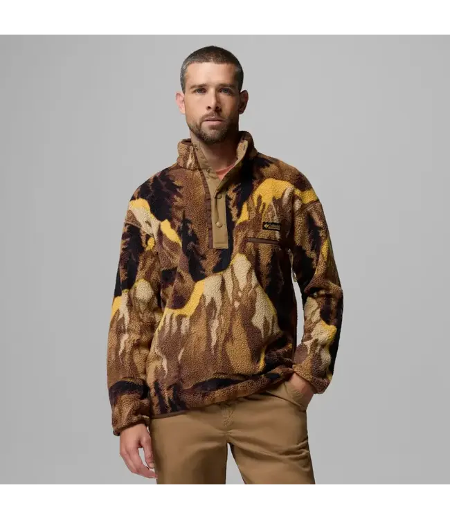 Columbia Men's Helvetia II Printed Half Snap Printed Fleece Pullover