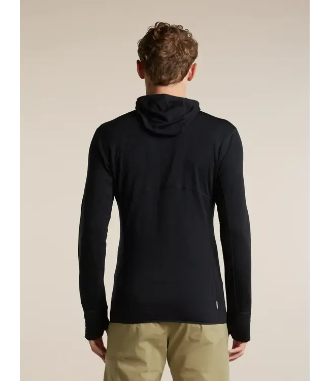 Icebreaker Men's Merino Blend 200 RealFleece Descender Long Sleeve Zip Hoodie