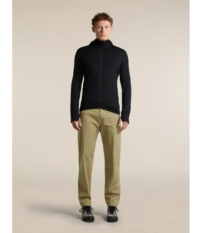 Icebreaker Men's Merino Blend 200 RealFleece Descender Long Sleeve Zip Hoodie