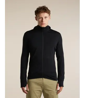 ICEBREAKER Icebreaker Men's Merino Blend 200 RealFleece Descender Long Sleeve Zip Hoodie