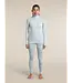 Icebreaker Women's Merino 260 Oasis Vertex Long Sleeve Thermal Half ZIp Chillwave Base Layer