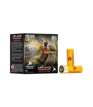 FEDERAL AMMO Federal Upland Pheasants Forever High Velocity Ammunition - 20 Gauge, 5 Shot, 2-3/4 in, 1 oz, 1350 fps