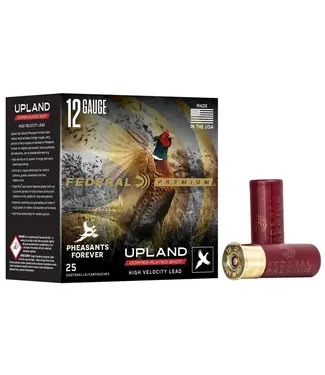 FEDERAL AMMO Federal Upland Pheasants Forever High Velocity Ammunition - 12 Gauge, 5 Shot, 2-3/4 in, 1 1/4 oz, 1500 fps