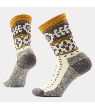 SMARTWOOL Smartwool Women's Everyday Cozy Retro Sunflower Crew Socks