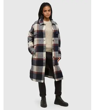 TENTREE Tentree Women's Livingston Heavy Weight Flannel Long Jacket