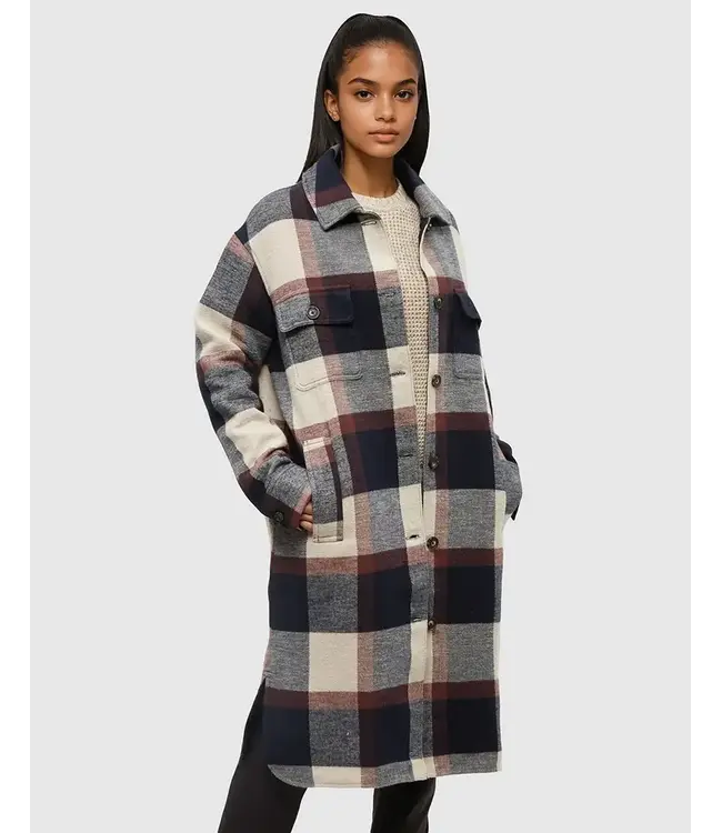 Tentree Women's Livingston Heavy Weight Flannel Long Jacket