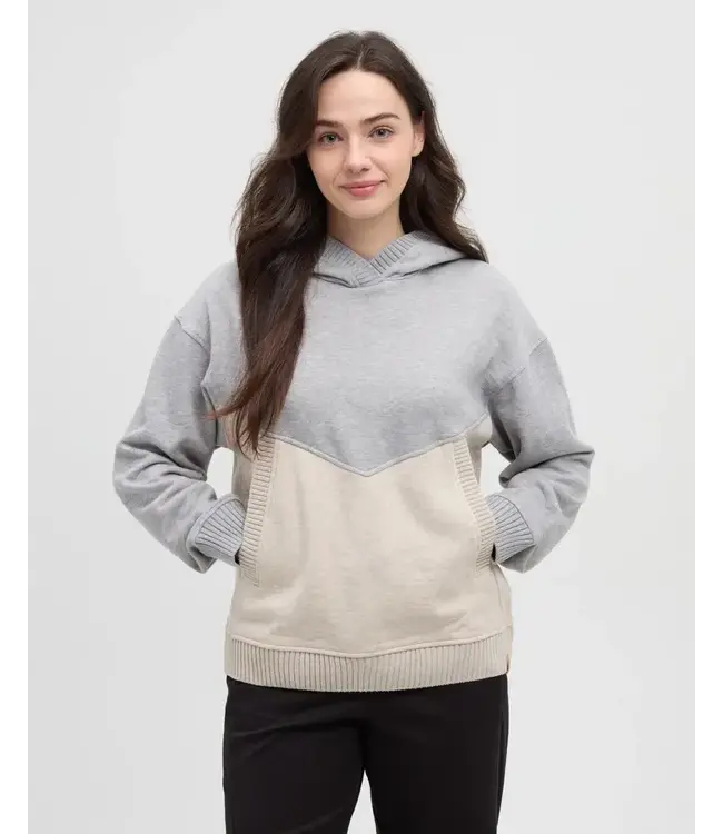 Tentree Women's Foster Relaxed Blocked Hoodie