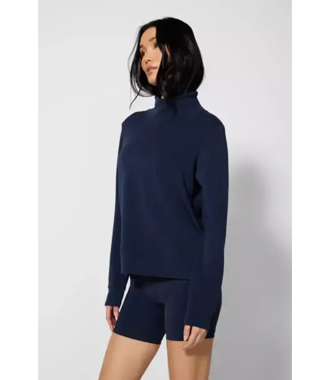 MPG Women's Dreamweave Mock Neck Sweatshirt
