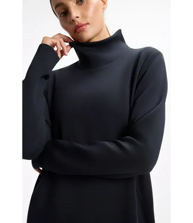 MPG Dreamweave Long Sleeve Mock Neck Dress
