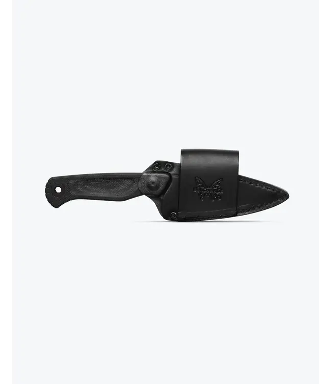 Benchmade Dacian Knife - Black Micarta, Spear-point