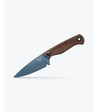 BENCHMADE Benchmade Dacian Knife - Brown Canvas Micarta, Spear-point
