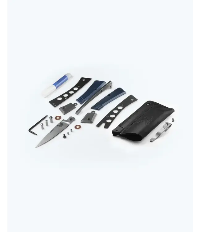 Benchmade Successor Knife - Crater Blue Aluminum, Drop-point