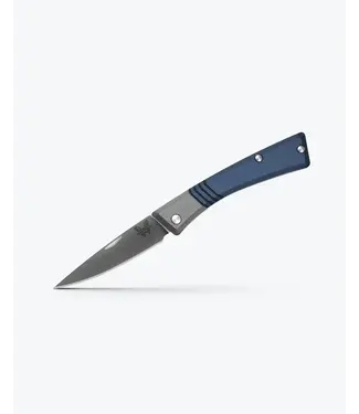 BENCHMADE Benchmade Successor Knife - Crater Blue Aluminum, Drop-point