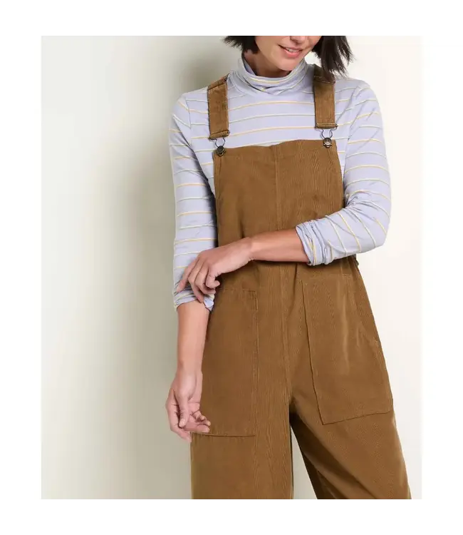 Toad & Co Women's Cattail Corduroy Wide Leg Overall