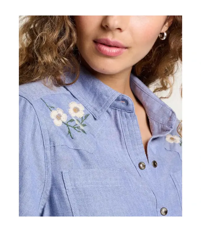 Toad & Co Women's Re-Form Flannel Western Shirt