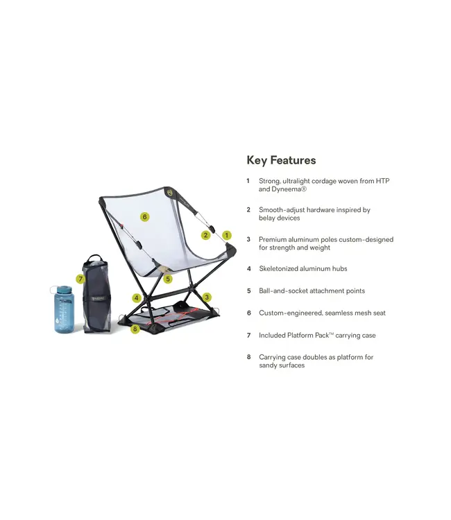 Nemo Equipment Moonlite Elite Reclining Backpacking Chair