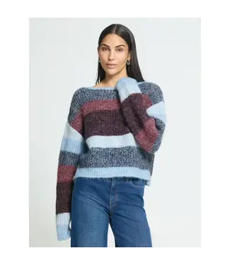 ICHI Ichi Women's IHZULU Knit Long Sleeve Sweater