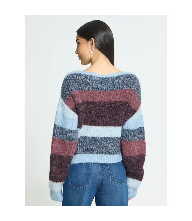 Ichi Women's IHZULU Knit Long Sleeve Sweater