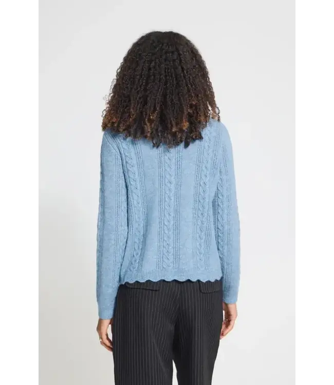 Ichi Women's IHPOVOKE Long Sleeve Mock Neck Sweater