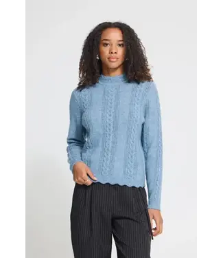 ICHI Ichi Women's IHPOVOKE Long Sleeve Mock Neck Sweater