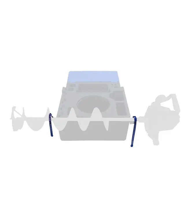Otter Sonar Sled Auger Rack
