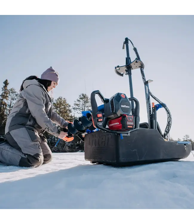 Otter Sonar Sled Auger Rack
