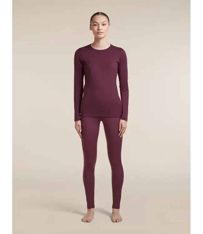 Icebreaker Women's Merino 200 Oasis Long Sleeve Thermal Crew Neck Base Layer
