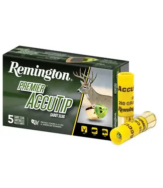 REMINGTON Remington Accutip Sabot Slug Ammo - 20 Gauge, 260 Grain, 2-3/4 in, 1850 fps