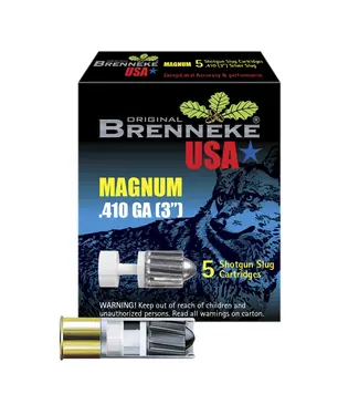 BRENNEKE Brenneke Small Game and Target Ammo - .410 GA 3", 7g/109grs, 1/4oz