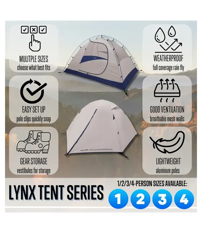 Alps Mountaineering Lynx 4-Person Tent