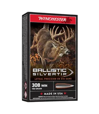 WINCHESTER Winchester Ballistic Silvertip Ammunition - 308 Winchester, 150 Grain