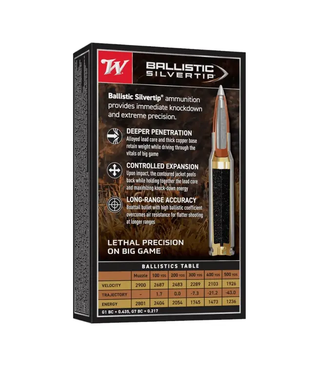 Winchester Ballistic Silvertip Ammunition - 30-06 Springfield, 150 Grain