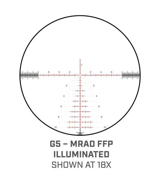 Bushnell Match Pro 3-18x50 Riflescope - G5I MRAD Reticle