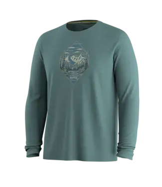 SMARTWOOL Smartwool Men's Wander Valley Active Long Sleeve Graphic Tee