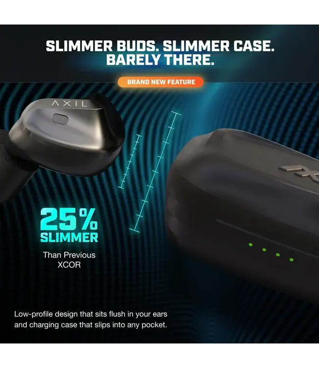 Axil XCOR PRO II Bluetooth Electronic Earbuds