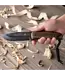 BeaverCraft Bushcraft Knife Dusk – Black Oxide, Leather Sheath