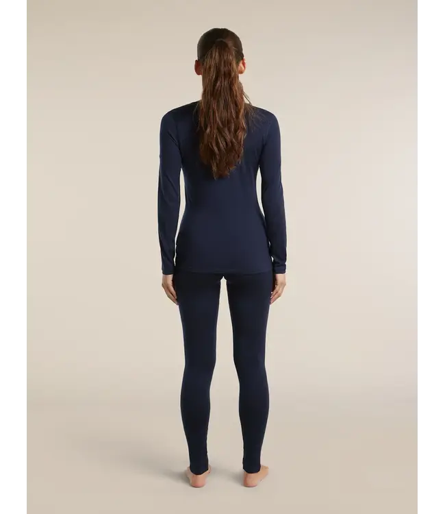 Icebreaker Women's Merino 200 Oasis Long Sleeve Thermal V Neck Base Layer