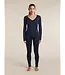 Icebreaker Women's Merino 200 Oasis Long Sleeve Thermal V Neck Base Layer