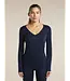 Icebreaker Women's Merino 200 Oasis Long Sleeve Thermal V Neck Base Layer
