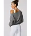 MPG Women's Cozy Fleece Off-The-Shoulder Sweatshirt