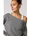 MPG Women's Cozy Fleece Off-The-Shoulder Sweatshirt