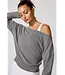 MPG Women's Cozy Fleece Off-The-Shoulder Sweatshirt