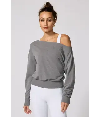 MPG MPG Women's Cozy Fleece Off-The-Shoulder Sweatshirt